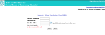 CBSE Board 10th and 12th Results 2024